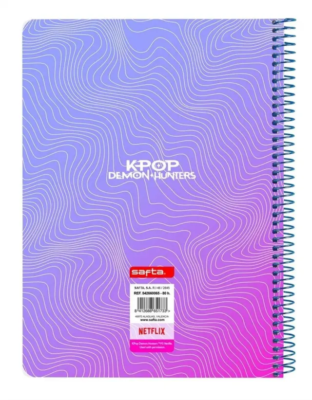 Τετράδιο Demon Hunters Kpop A5 notebook 2