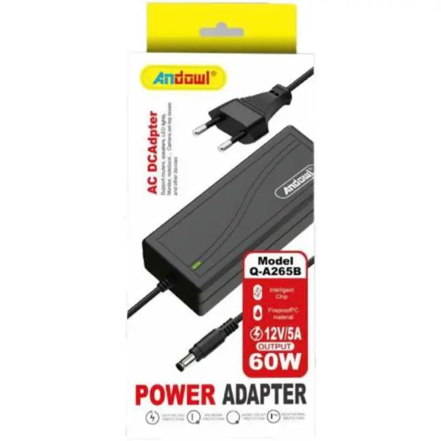Andowl Q-A265B Φορτιστής για Laptop 60W 12V/5A
