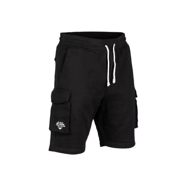 Mil-Tec US Sweat Shorts Cotton Black-Βερμούδα για Τακτική-Καθημερινή Χρήση Μαύρη - 01-Black-Μαύρο