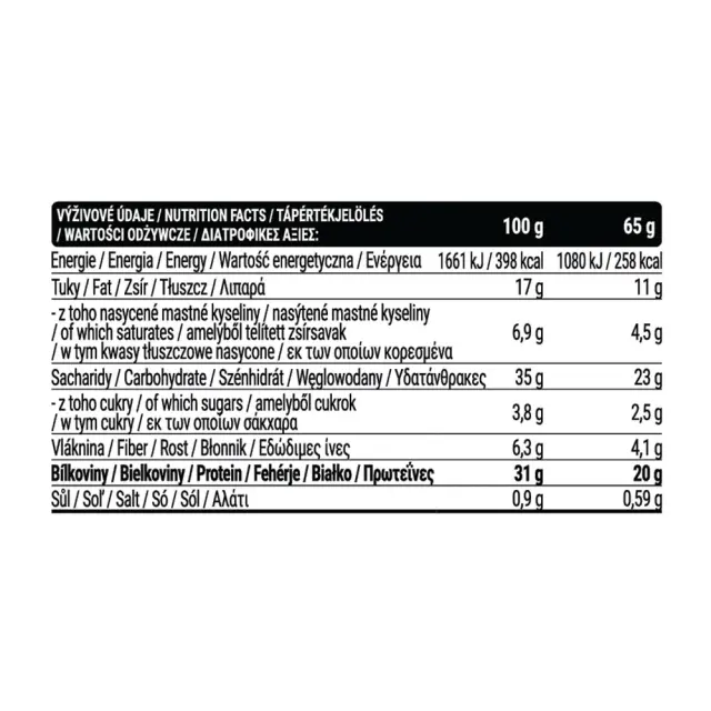 Extrifit Hero Protein Bar 31% choco-caramel, 65-g 2