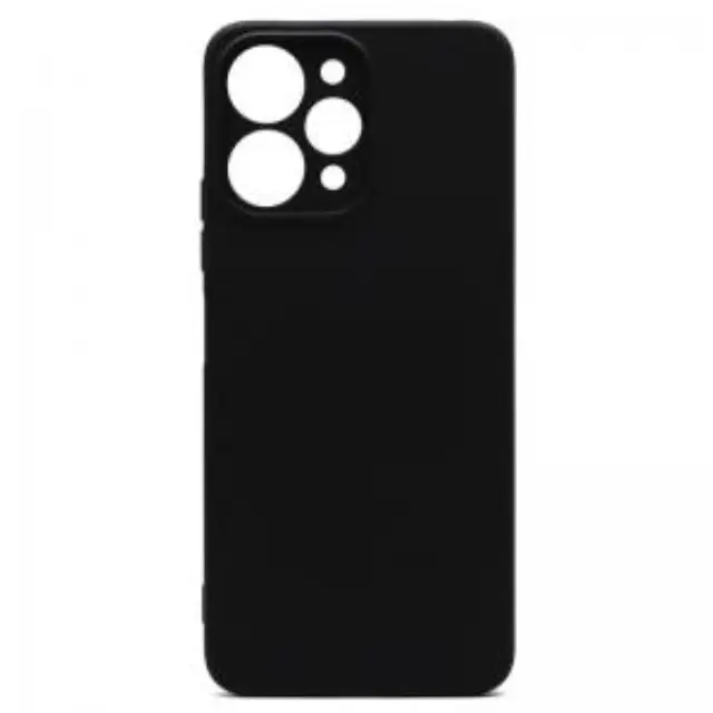 Θήκη Liquid Silicon inos Xiaomi Redmi 12 L-Cover Μαύρο N62620 3