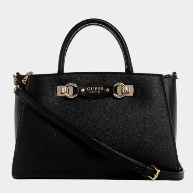 Guess - Γυναικεία Τσάντα Ώμου/Χειρός Mimina HWBG8015060-BLA Μαύρο