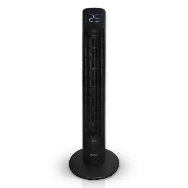 Rohnson R-8110 EcoFlow Ανεμιστήρας Πύργος 30W με Ιονιστή και Τηλεχειριστήριο Μαύρος