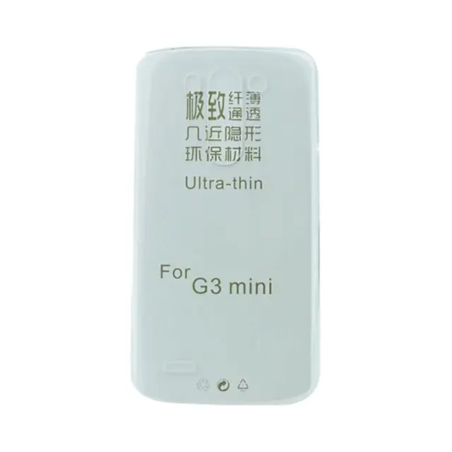 Θήκη Σιλικόνης Ultra Slim Silicone Case Για LG G3s / G3 Mini Διάφανη 2