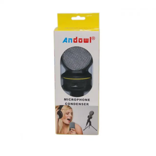 ANDOWL ΣΕΤ ΒΑΣΗΣ ΜΙΚΡΟΦΩΝΟΥ ΜΕ ΦΙΛΤΡΟ ΡΟΡ PS-2 2