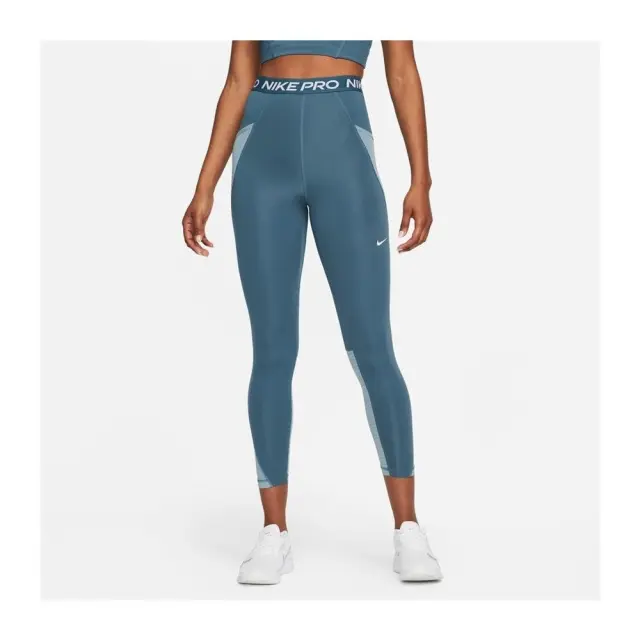 Nike Pro Dri-FIT Tight (DM6936-058) - Πετρόλ - L