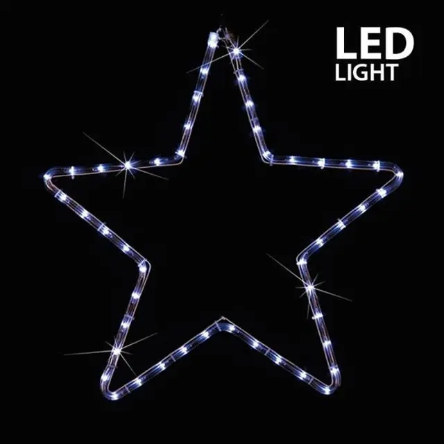 Φωτοσωλήνας LED Αστέρι Λευκό 56x56cm IP44
