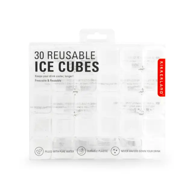 Clear Reusable Ice Cubes S-30