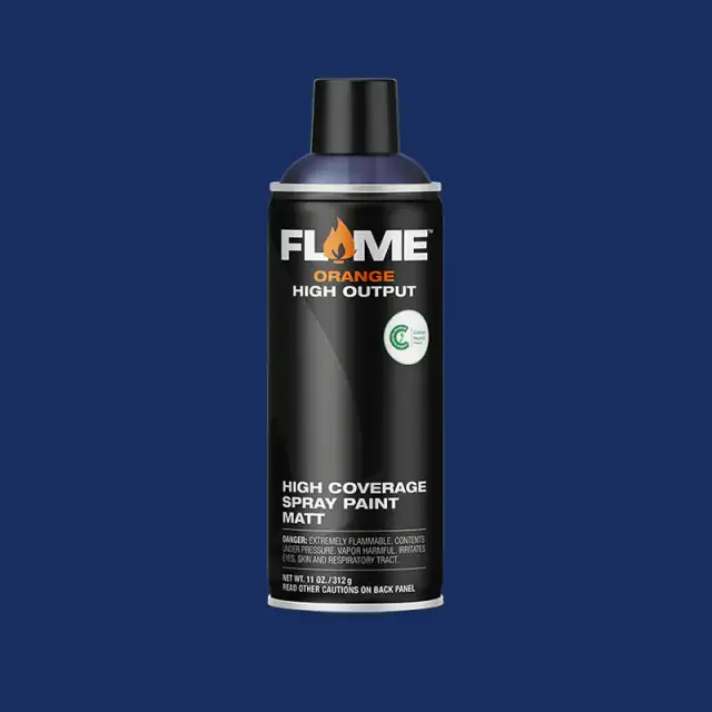 Flame Orange Spray Paint 400ml FO-515 Ultramarine Blue