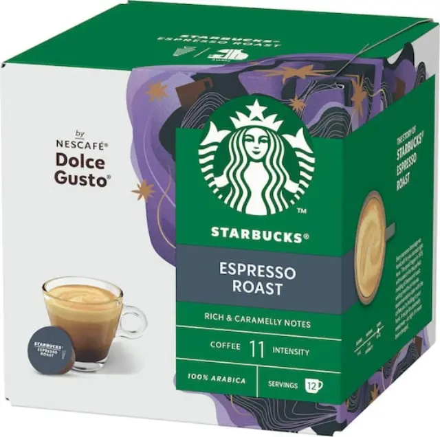 Starbucks Espresso Roast 12 τμχ | Dolce Gusto