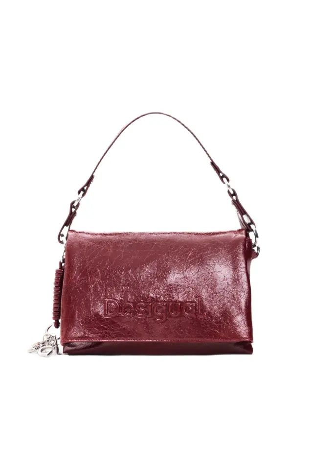 Desigual - Γυναικεία Τσάντα Ώμου / Χιαστί Venecia 26WAXP80-3032 Μπορντό