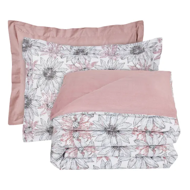 Σετ Σεντόνια 170x260 Μονά Happy Das Home 9676 Nude-Grey 100% βαμβακερόΧωρίς Λάστιχο 3