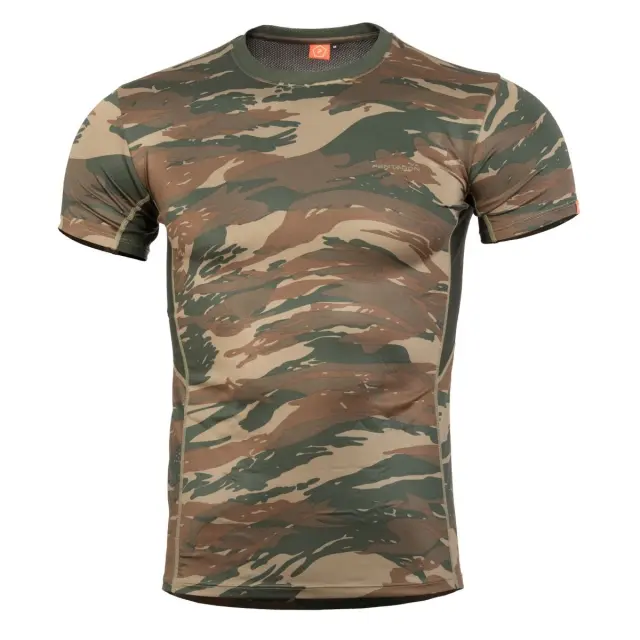 Pentagon Apollo Tac-Fresh Camo-Μπλούζα Κοντομάνικη για Τακτική-Καθημερινή Χρήση - 56-GR.CAMO-Ελληνική