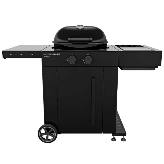 Ψησταριά Υγραερίου Arosa 570 G EVO Plus Black + Μαντεμένια Σχάρα - Outdoorchef 2