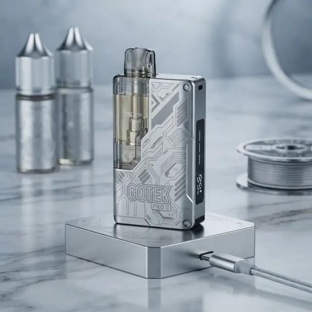 Aspire GoTek Pro II 2500mAh 2ml Silver