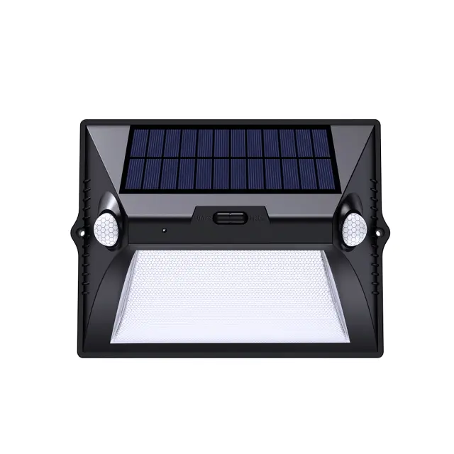 it-Lighting Teal LED 10W Solar Outdoor Wall Lamp Black D:255 x 181mm (80207111S) 2