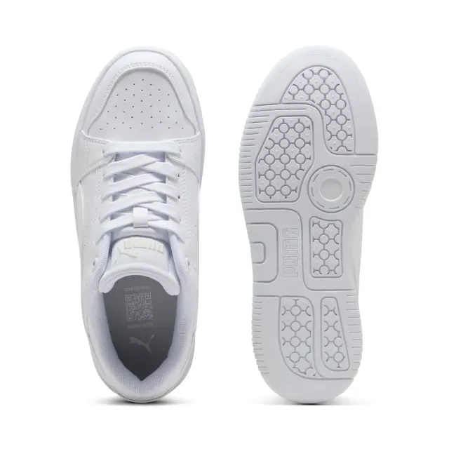 Puma Rebound Γυναικεία Sneakers Total White 3