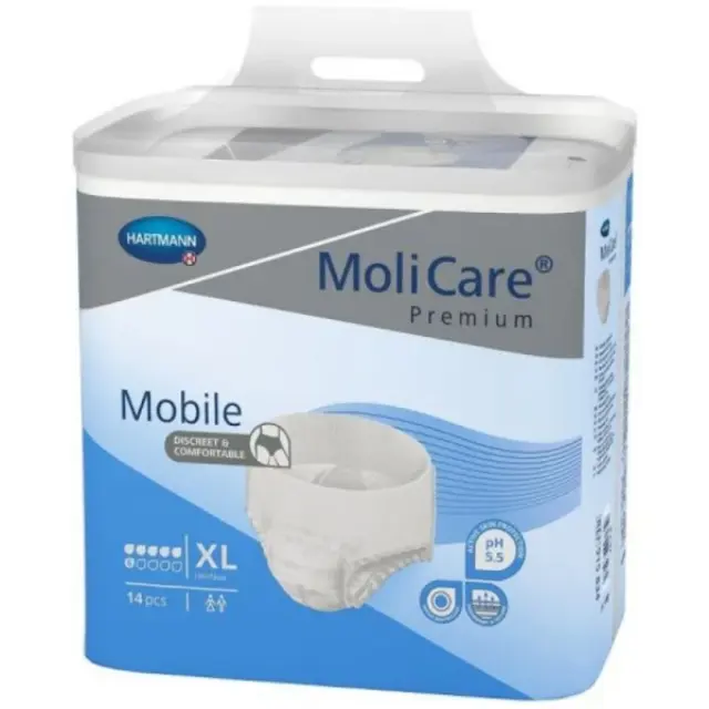 Hartmann MoliCare Mobile Πάνες Βρακάκι Ακράτειας XLarge 14τμχ