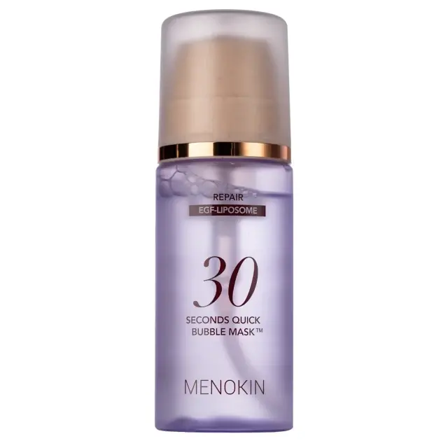 Menokin 30 Seconds Quick Bubble -Μάσκα Ομορφιάς Προσώπου για Ανάπλαση Με Λιπόσωμα Egf 95ml 2