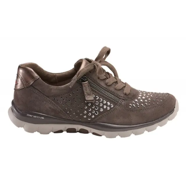 Gabor Sneakers Γυναικείο δέρμα Nubuck Γκρί GAB/76968 30-WALLABY