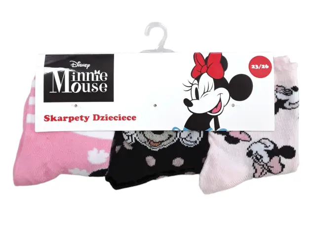 Παιδικές Kάλτσες 3 Ζευγάρια Minnie Black Poua 7120299 - 27-30 3