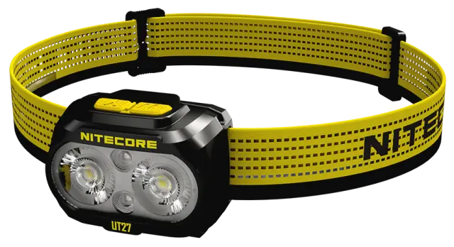 ΦΑΚΟΣ LED NITECORE HEADLAMP UT27 Pro 800Lumens + 2x HBL1500Lion Battery, Black