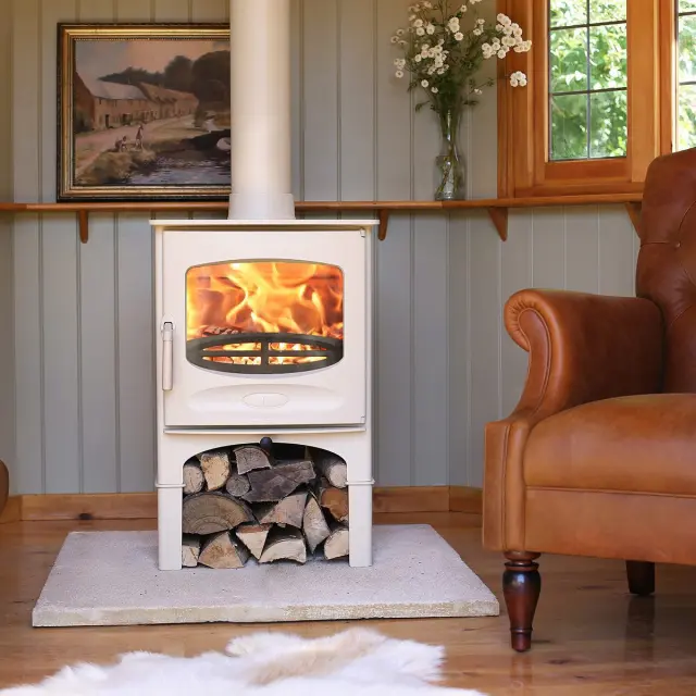 Charnwood C-Five Σόμπα Ξύλου - Black 2
