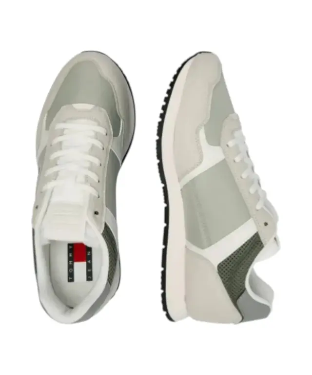 Tommy Hilfiger - Ανδρικά Sneakers Th Runner Casual EM0EM01590-MR6 Πράσινο 3