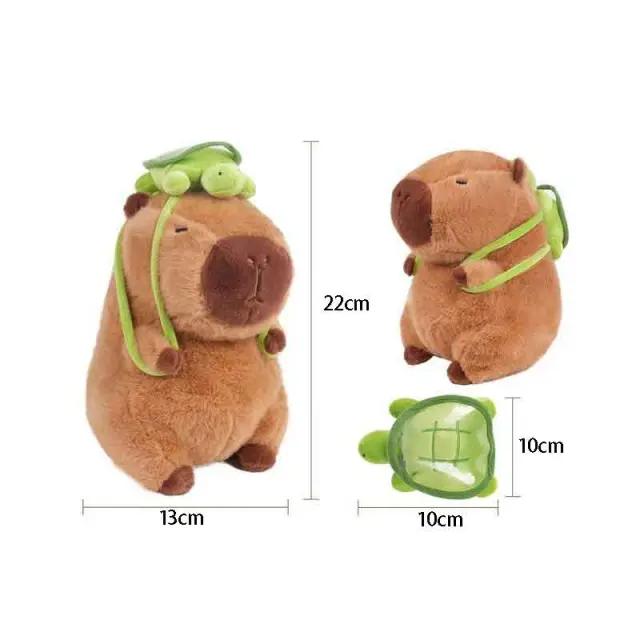 Λούτρινο Καπιμπάρα 22cm - Stuffed Capybara 072066 3