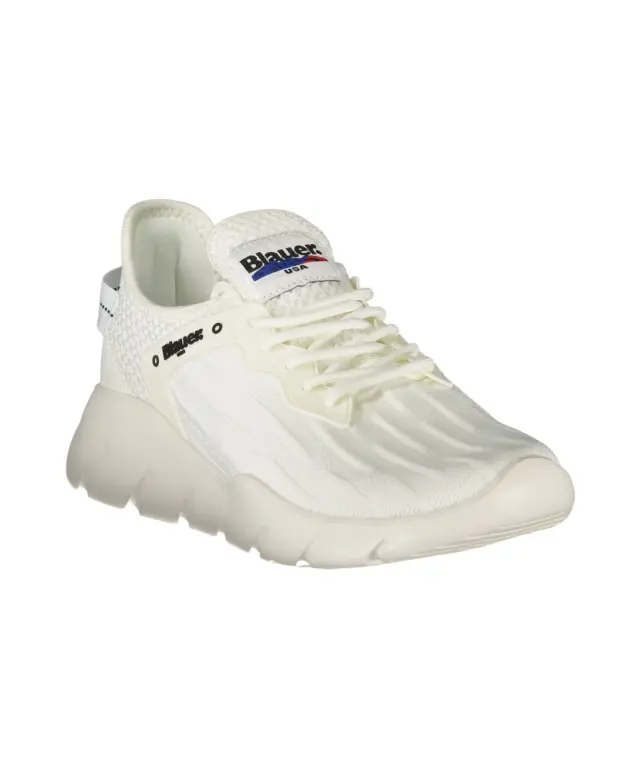 Blauer - Ανδρικά Sneakers S5HULETT01KNI-WHI Λευκό 2