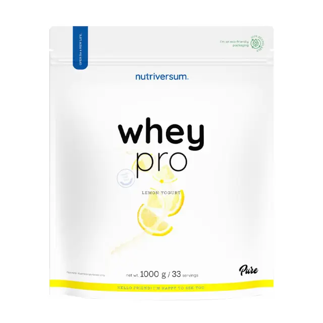 Nutriversum Whey PRO - PURE Lemon Yogurt, 1000 g