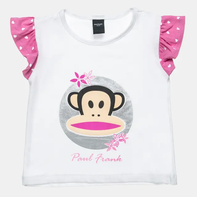 Μπλούζα Paul Frank με βολάν στους ώμους