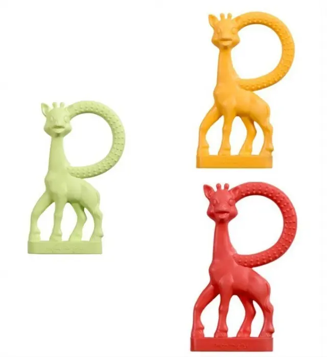 Sophie la Girafe Vanilla Teething Ring Κόκκινος Κρίκος Οδοντοφυΐας Σόφι με γεύση βανίλια
