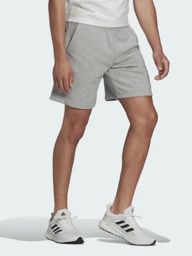 Adidas Future Icons Grey Αθλητική Ανδρική Βερμούδα HA1426 1011 - XL 2