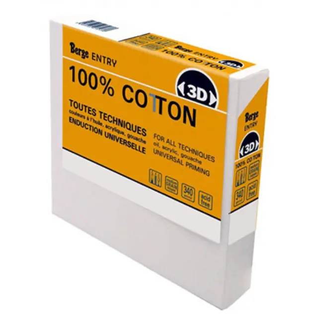 Τελάρο Berge Entry 3D 100% Βαμβακερός Μουσαμάς - 15x15cm