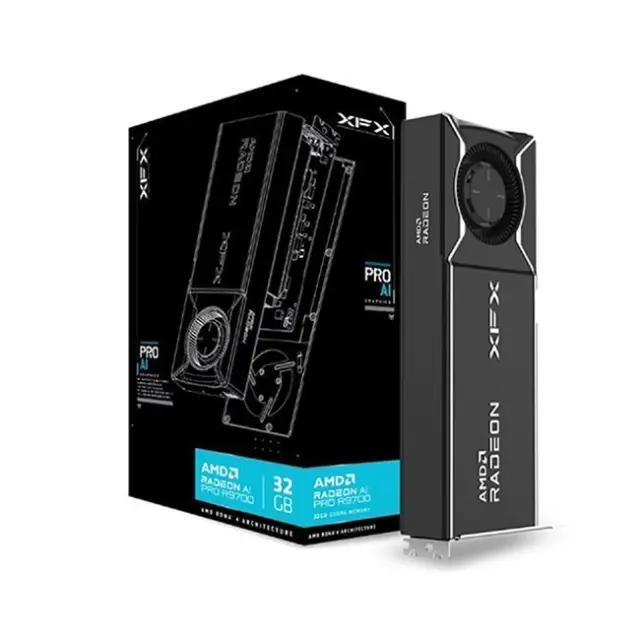 AI PRO 9700 32GB XFX Radeon Blower GDDR6
