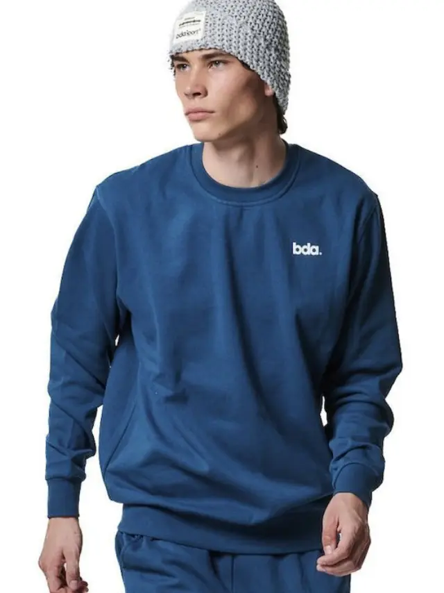 Body Action Crewneck Ανδρικό Φούτερ Fleece 063420-COBALT BLUE - XL