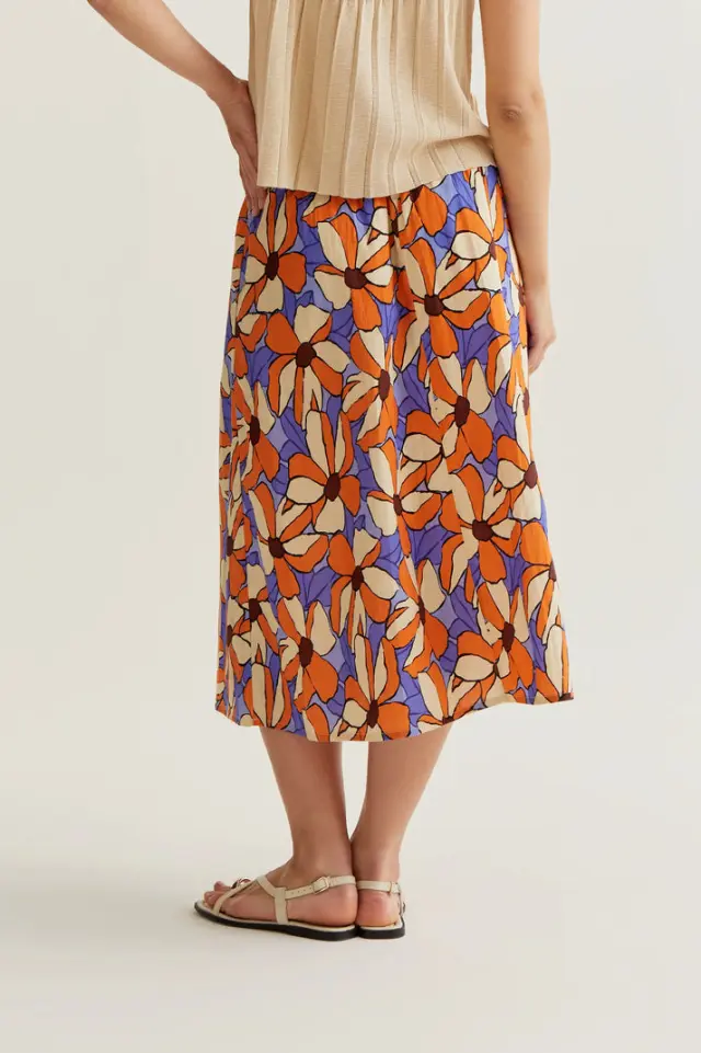 COMPANIA FANTASTICA MIDI SKIRT (61C/41023 MULTICOLOUR) - S 3