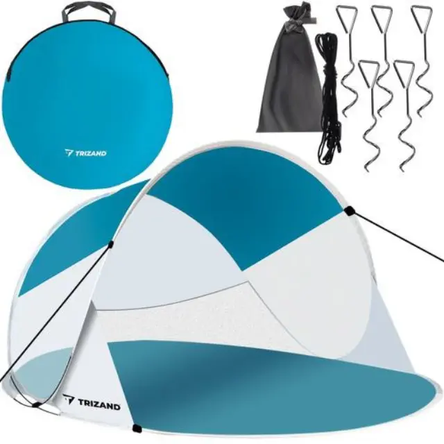Trizand Σκίαστρο παραλίας pop Up 2 ατόμων 190x120x90cm