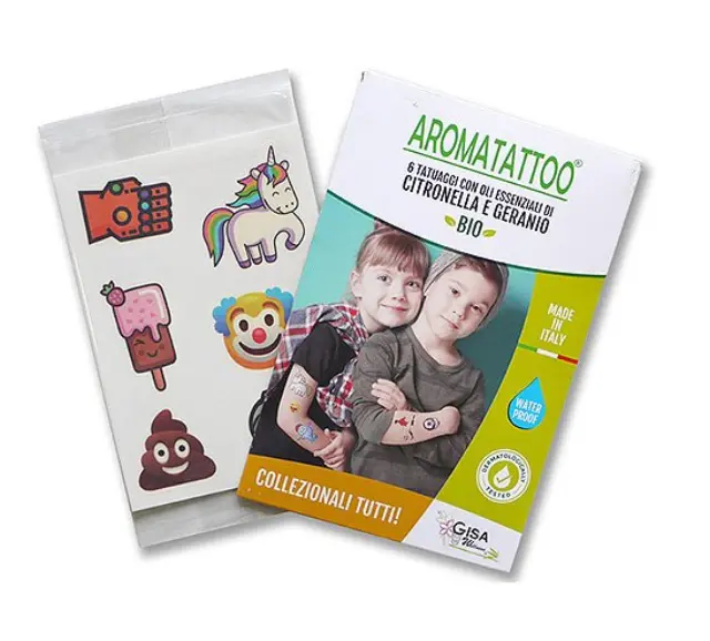 Gisa Bio Aroma Tattoo Εντομοαπωθητικά Tattoo με Βιολογικά Αιθέρια Έλαια, 6 τεμάχια