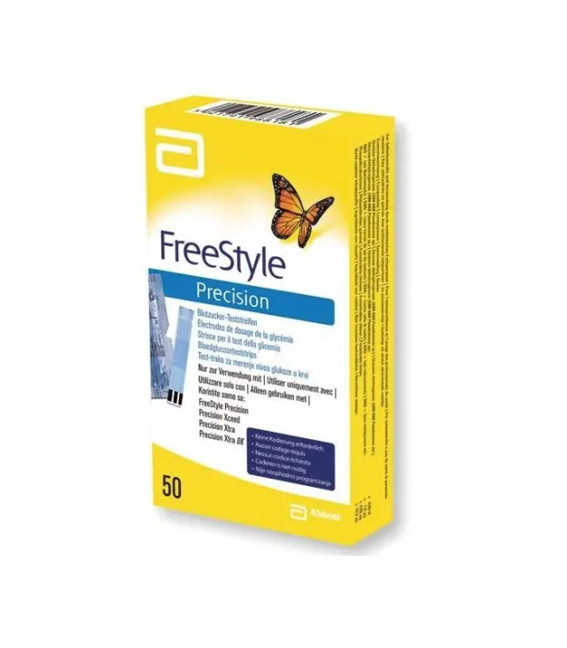ABBOTT - FreeStyle Precision Ταινίες Μέτρησης Σακχάρου - 50τμχ