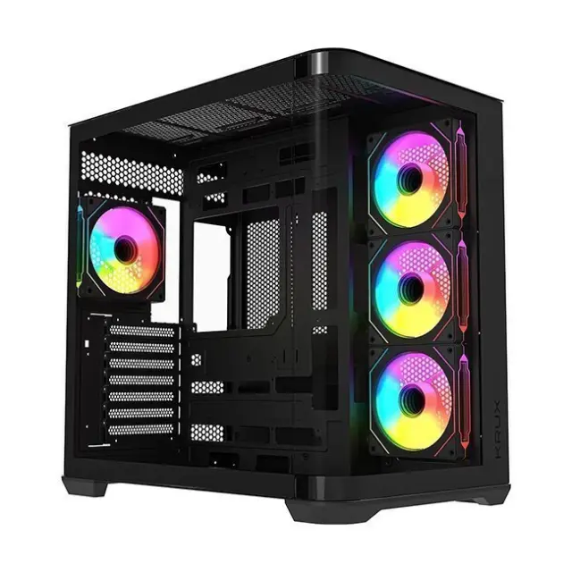 Krux PC Case Tano Midi Tower Black (KRXD015)