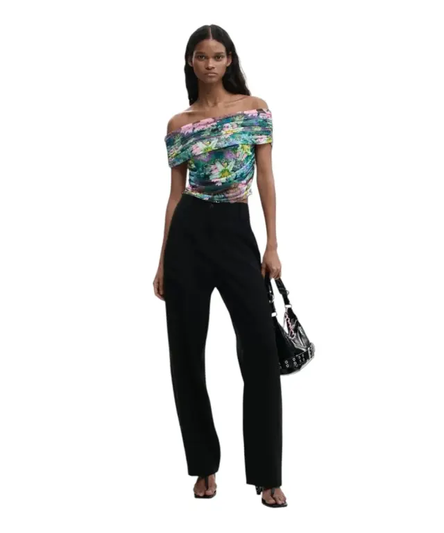 Desigual - Γυναικείο T-shirt Munich 26SWTK22-4031 Πράσινο 3