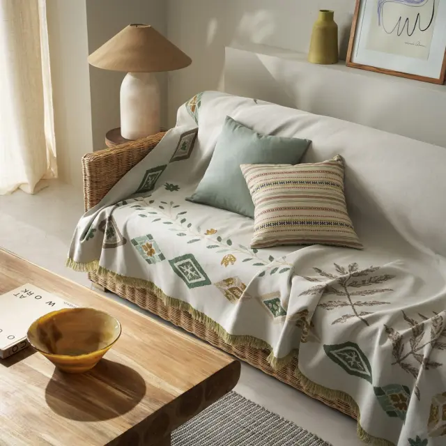 Ριχτάρι Πολυθρόνας Gofis Home Ishara Garden Green 20-07-573-1/07 180x210