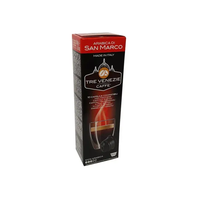 Κάψουλες Caffitaly Tre Venezie Arabica Di San Marco Espresso - 10 τεμ.