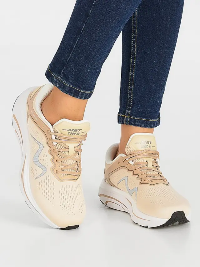 MBT Sneakers Γυναικείο ύφασμα Μπεζ MBT/703479 BEIGE 2