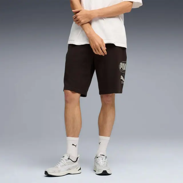 Puma Men's Essentials Logo Lab Story 1 10inch Shorts Μαύρο 692460-01 (Puma)