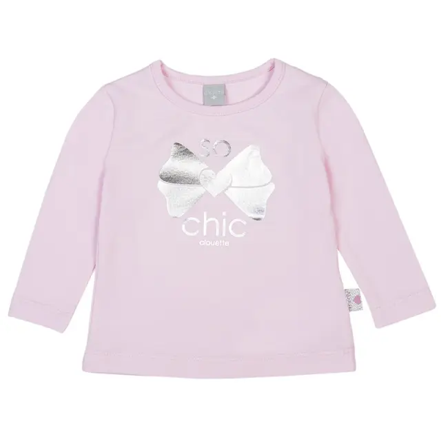 Μπλούζα με μεταλλιζέ τύπωμα So chic
