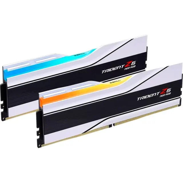 G.Skill DIMM 32 GB DDR5-6400 (2x 16 GB) Dual-Kit (white, F5-6400J3239G16GX2-TZ5NRW, Trident Z5 NEO RGB, AMD EXPO)