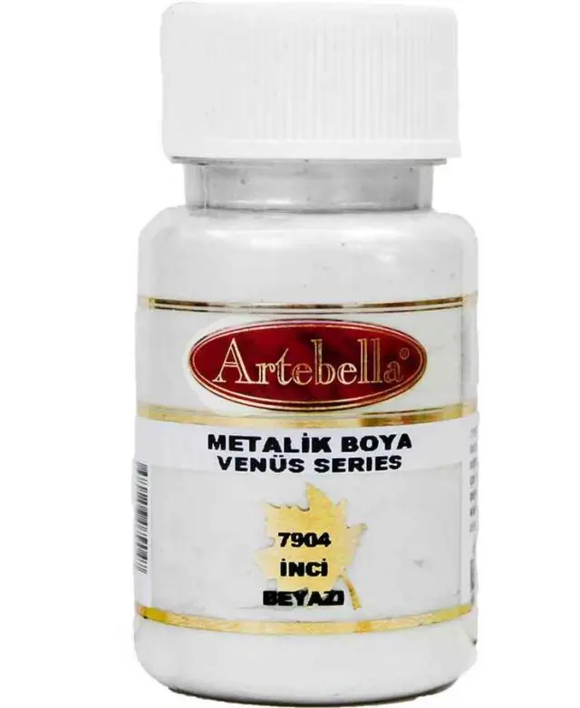 Artebella Ακρυλικό Μεταλλικό Χρώμα Venus Series - 7904 Pearl White - 50ml